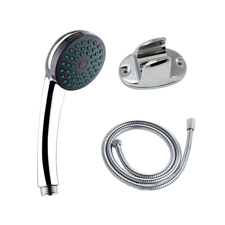 Modern Style Handheld Shower Head Bathroom Metal Round Shower Head -Bathlova