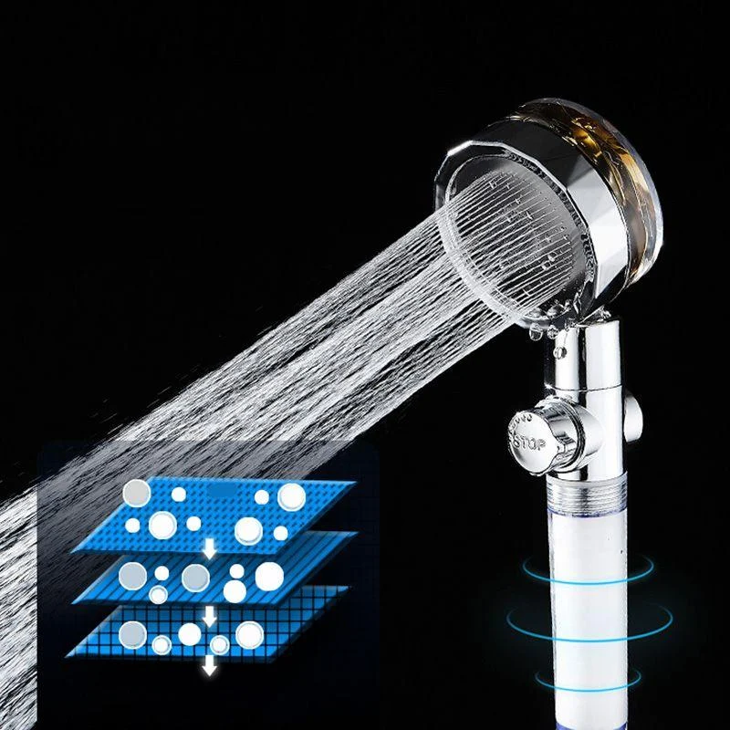 Modern Style Handheld Shower Head Plastic Shower Head with Adjustable Water Flow -Bathlova