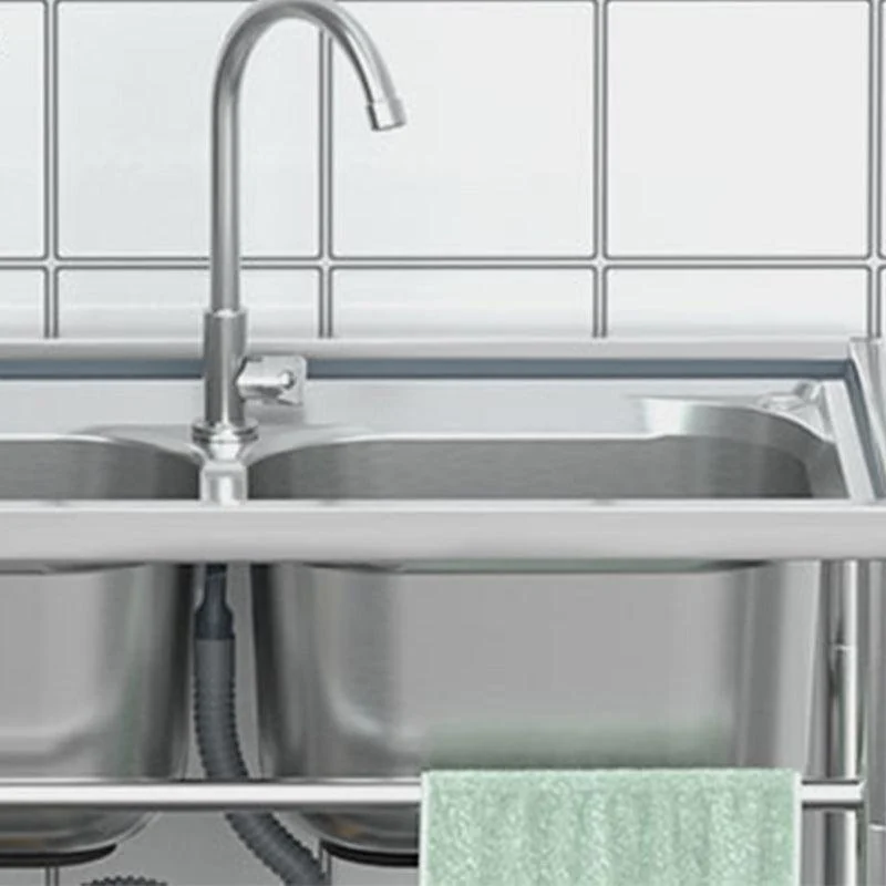 Modern Style Kitchen Sink All-in-one Kitchen Sink with Drain Assembly -Bathlova