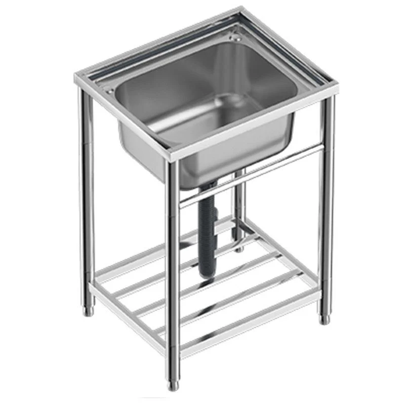 Modern Style Kitchen Sink All-in-one Kitchen Sink with Drain Assembly -Bathlova