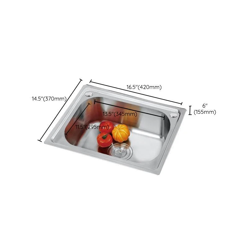 Modern Style Kitchen Sink Dirt Resistant Drop-In Kitchen Sink with Drain Assembly -Bathlova