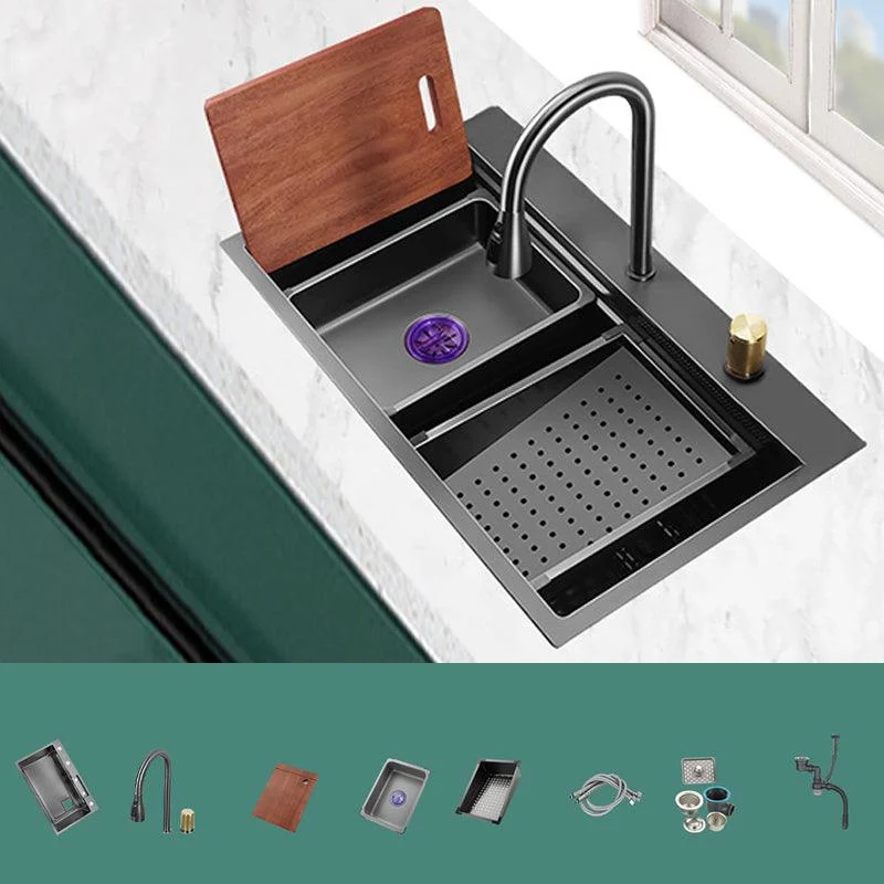 Modern Style Kitchen Sink Noise-cancelling Design Kitchen Double Sink -Bathlova