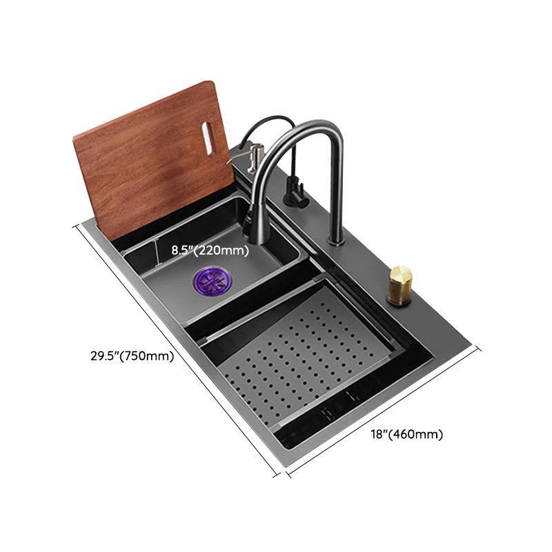 Modern Style Kitchen Sink Noise-cancelling Design Kitchen Double Sink -Bathlova