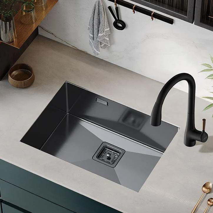 Modern Style Kitchen Sink Noise-cancelling Design Stainless Steel Kitchen Sink -Bathlova