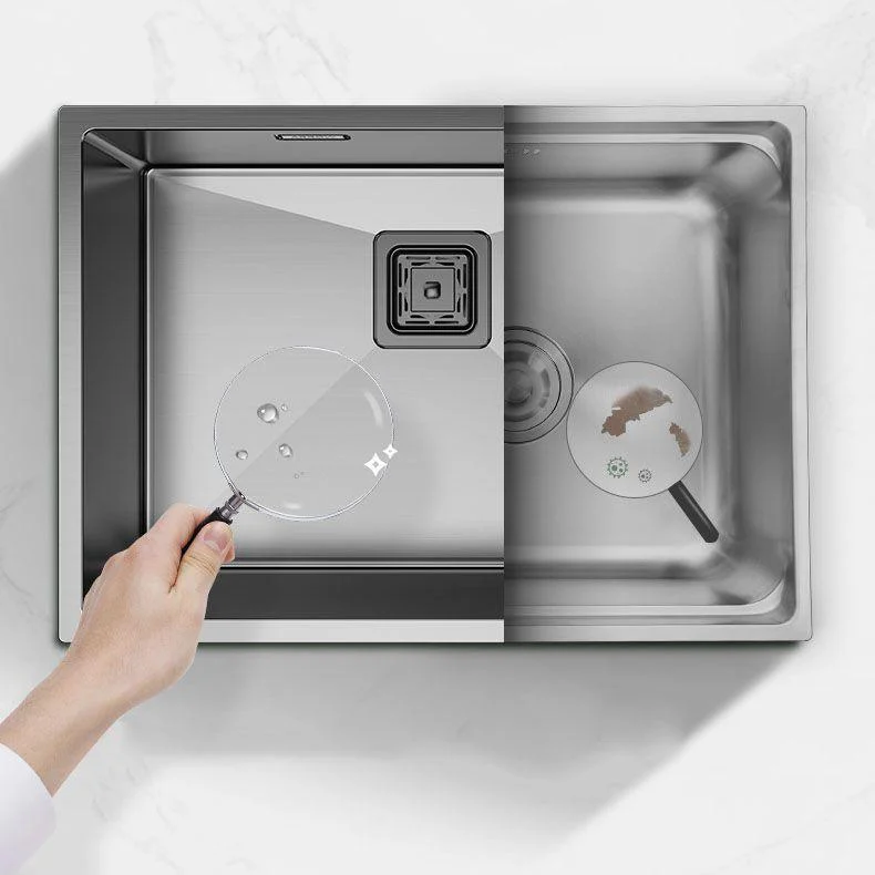 Modern Style Kitchen Sink Noise-cancelling Design Stainless Steel Kitchen Sink -Bathlova