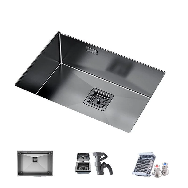 Modern Style Kitchen Sink Noise-cancelling Design Stainless Steel Kitchen Sink -Bathlova