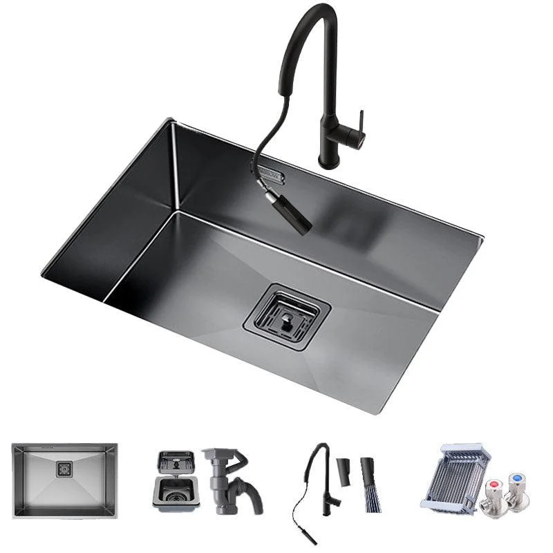 Modern Style Kitchen Sink Noise-cancelling Design Stainless Steel Kitchen Sink -Bathlova