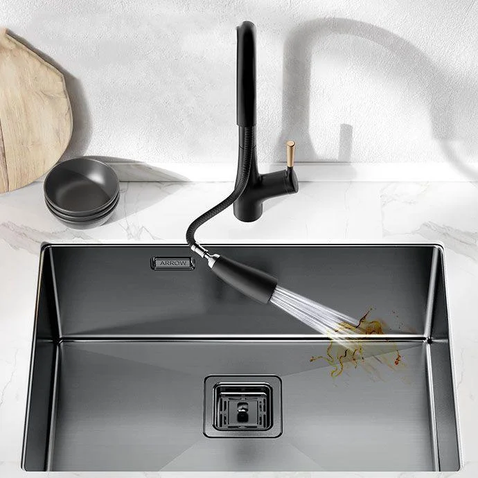 Modern Style Kitchen Sink Noise-cancelling Design Stainless Steel Kitchen Sink -Bathlova