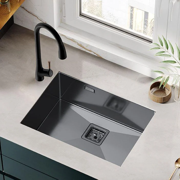 Modern Style Kitchen Sink Noise-cancelling Design Stainless Steel Kitchen Sink -Bathlova