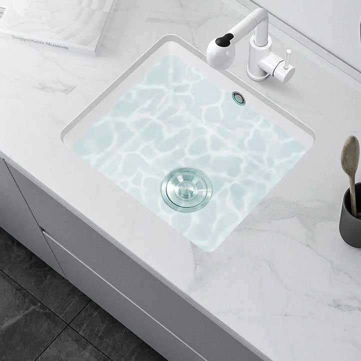 Modern Style Kitchen Sink Quartz Single Bowl Kitchen Sink with Square Shape -Bathlova