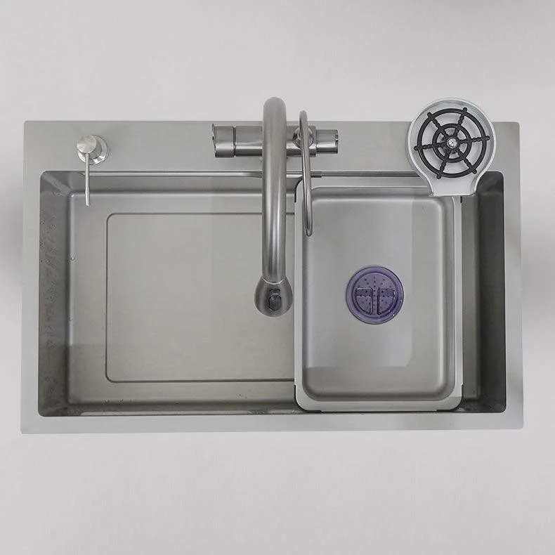 Modern Style Kitchen Sink Rectangle Shape Kitchen Sink with Single Bowl -Bathlova