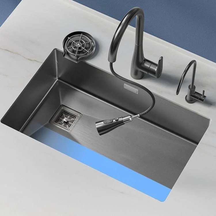 Modern Style Kitchen Sink Stainless Steel Antimicrobial Design Kitchen Sink -Bathlova