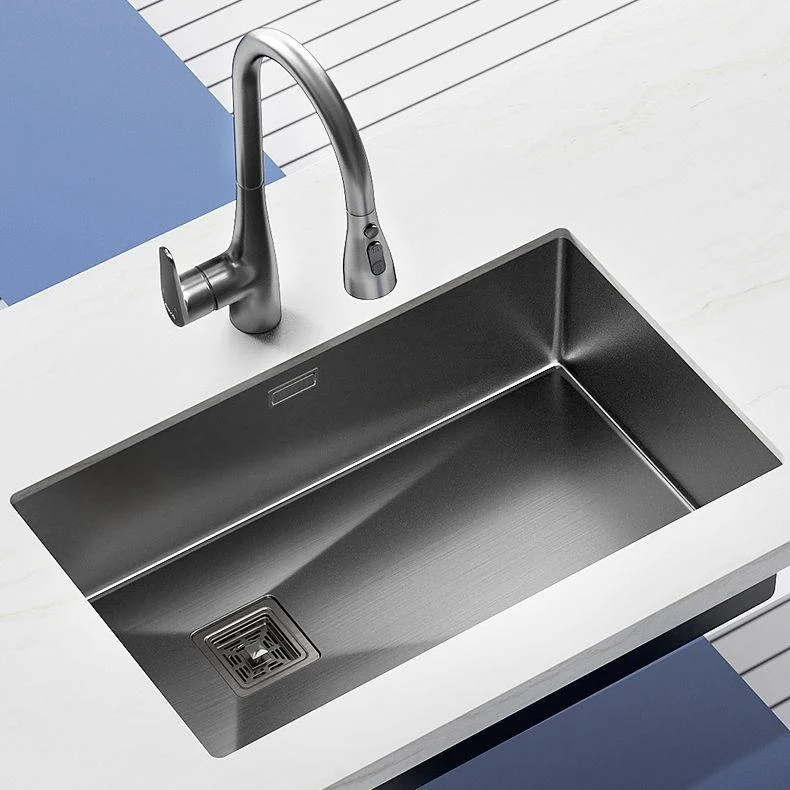 Modern Style Kitchen Sink Stainless Steel Antimicrobial Design Kitchen Sink -Bathlova