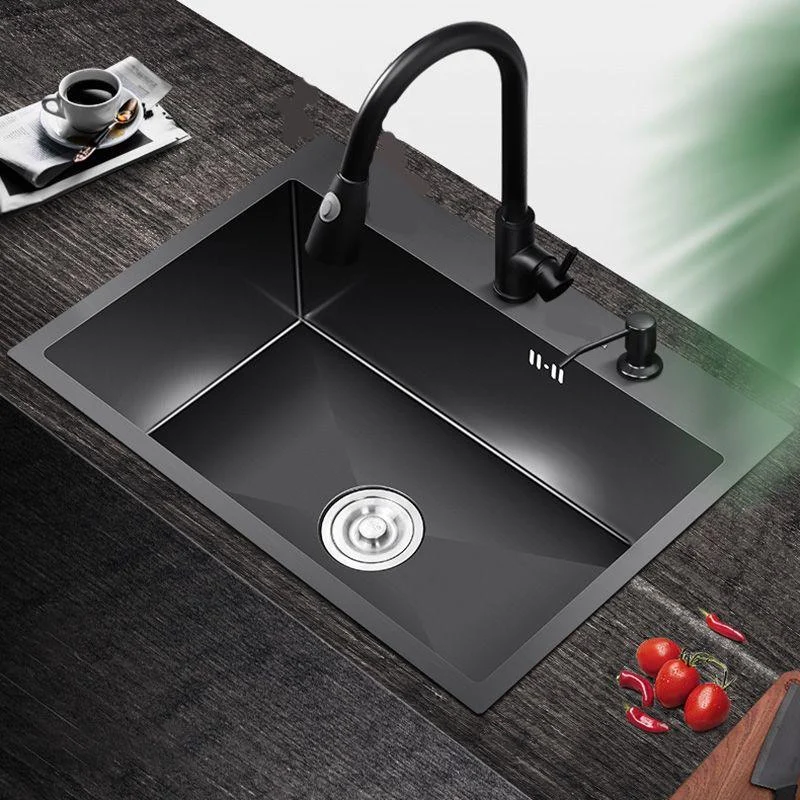 Modern Style Kitchen Sink Stainless Steel Colorfast Drop-In Kitchen Sink -Bathlova