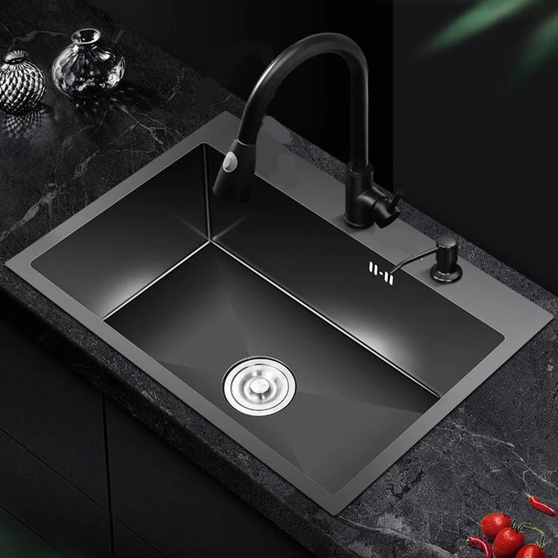 Modern Style Kitchen Sink Stainless Steel Colorfast Drop-In Kitchen Sink -Bathlova