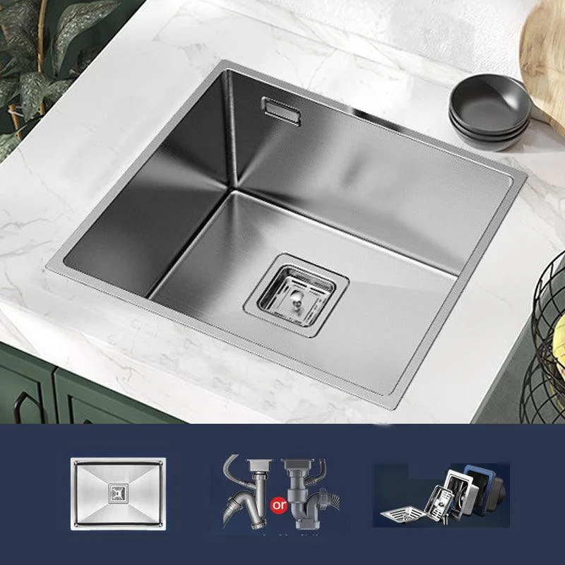 Modern Style Kitchen Sink Stainless Steel Corrosion Resistant Kitchen Sink -Bathlova