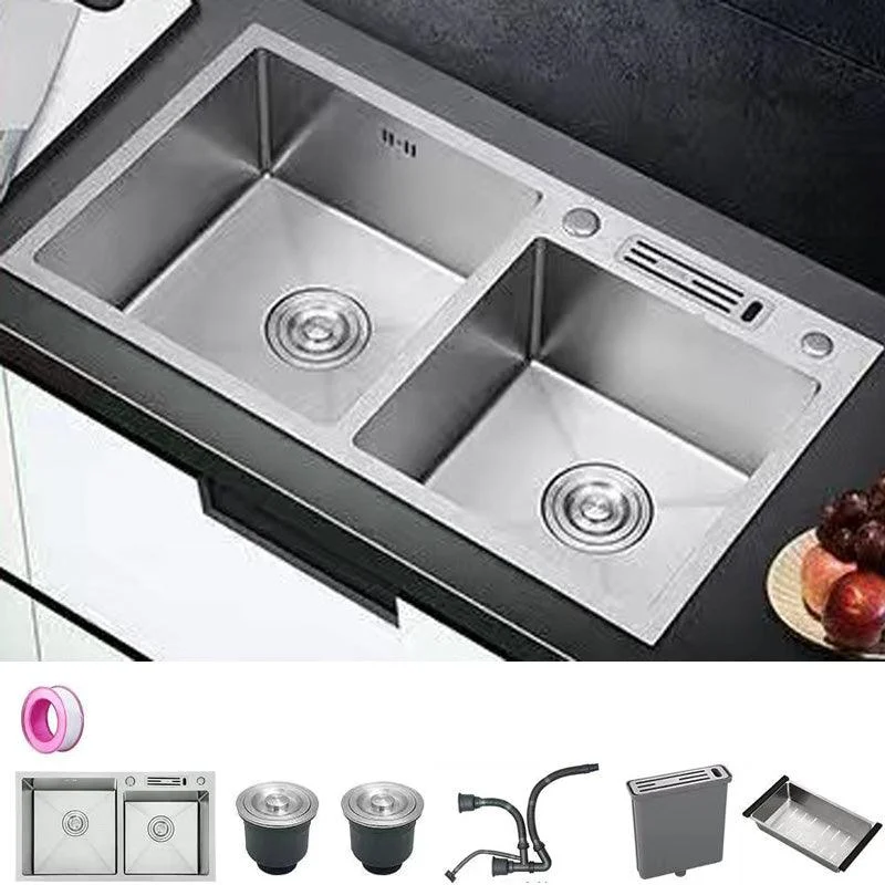 Modern Style Kitchen Sink Stainless Steel Dirt Resistant Kitchen Sink -Bathlova