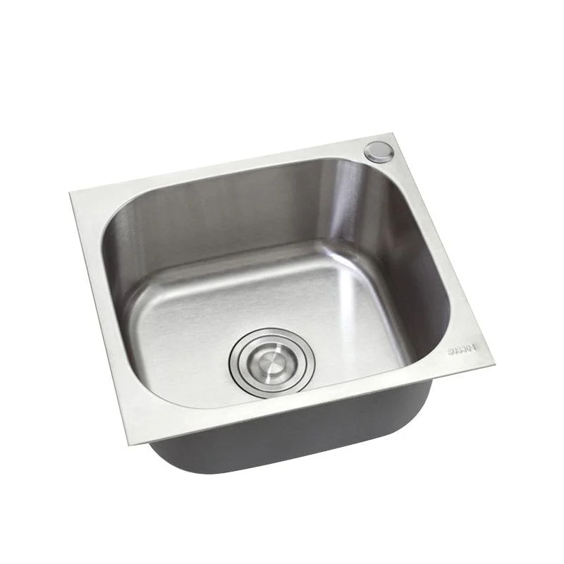 Modern Style Kitchen Sink Stainless Steel Dirt Resistant Kitchen Sink(Not Included Tap) -Bathlova