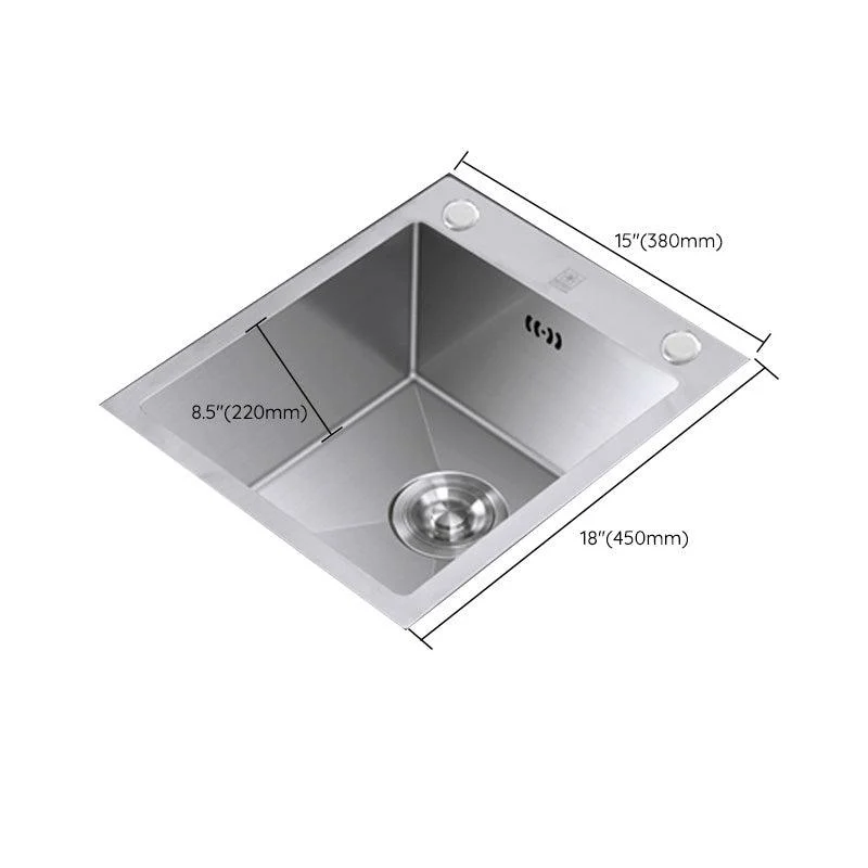 Modern Style Kitchen Sink Stainless Steel Drop-In Kitchen Sink -Bathlova