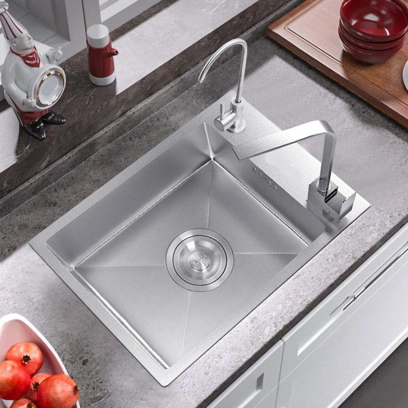 Modern Style Kitchen Sink Stainless Steel Drop-In Kitchen Sink -Bathlova