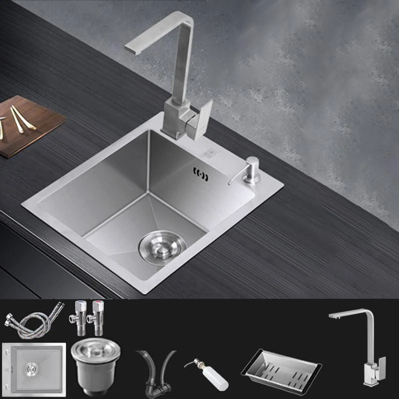 Modern Style Kitchen Sink Stainless Steel Drop-In Kitchen Sink -Bathlova