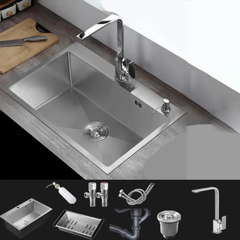 Modern Style Kitchen Sink Stainless Steel Drop-In Kitchen Sink -Bathlova