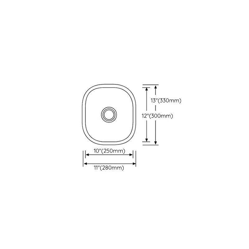 Modern Style Kitchen Sink Stainless Steel Kitchen Sink with Oval Shape -Bathlova