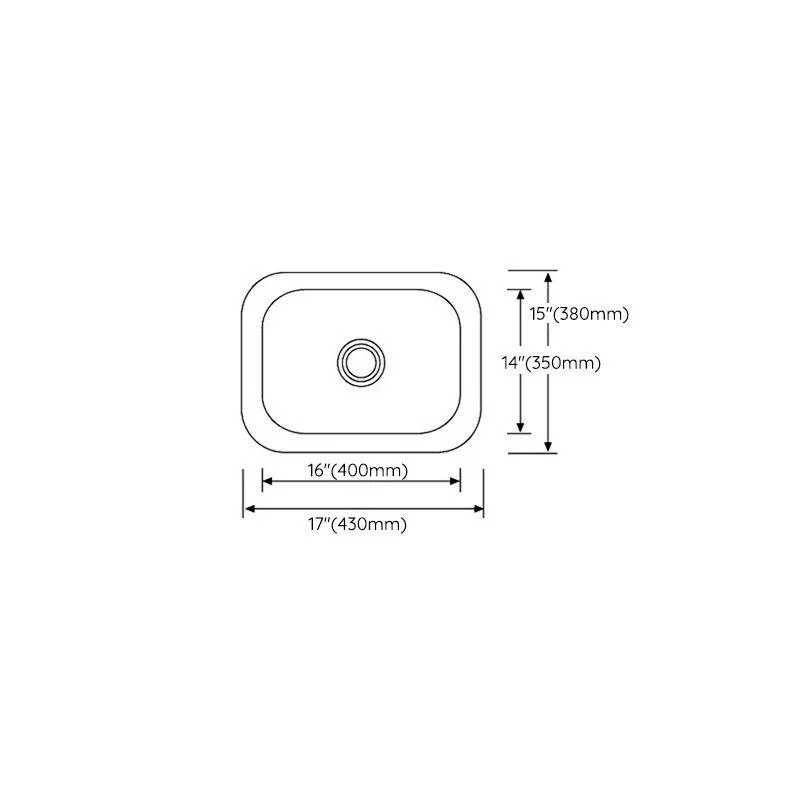 Modern Style Kitchen Sink Stainless Steel Kitchen Sink with Oval Shape -Bathlova