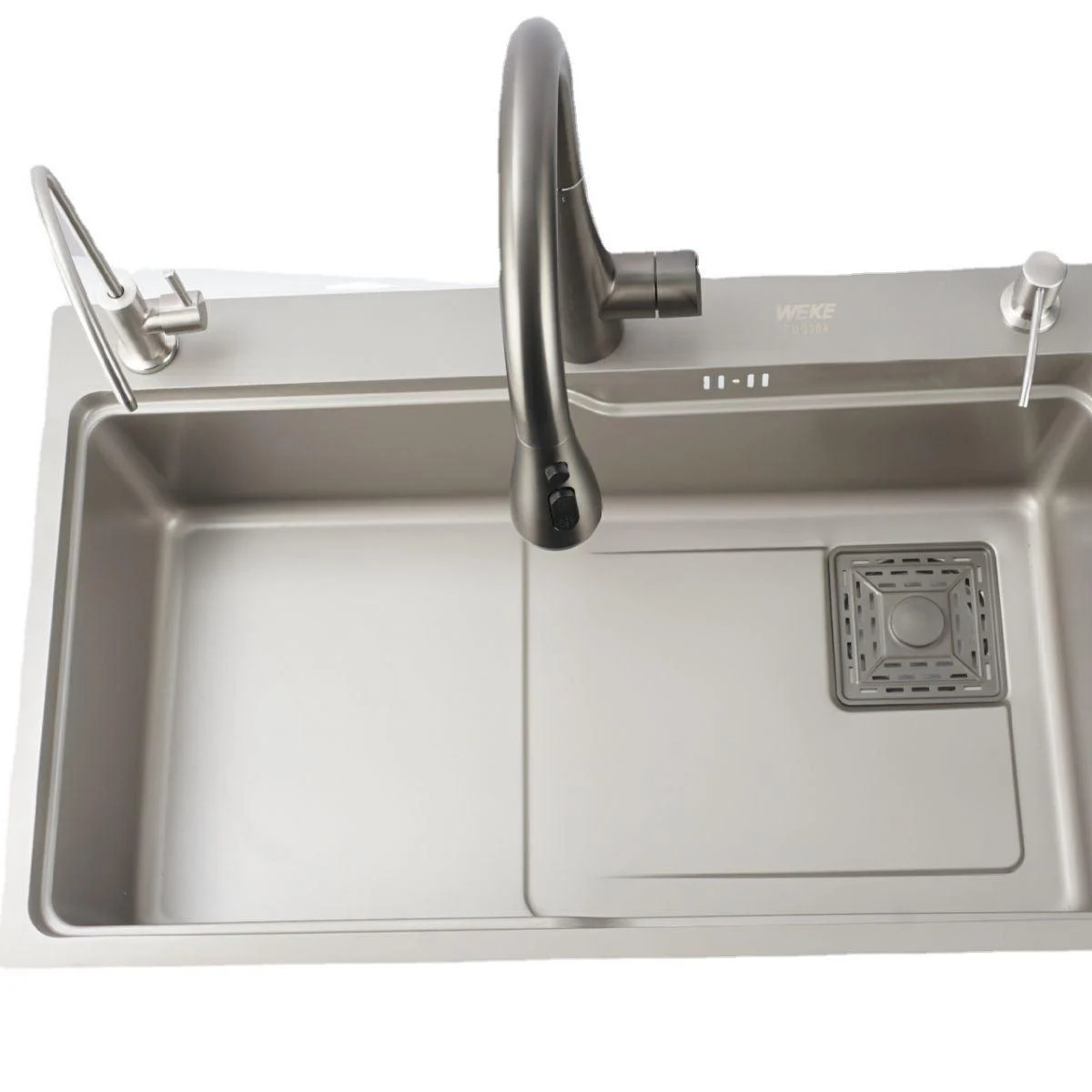 Modern Style Kitchen Sink Stainless Steel Noise-cancelling Drop-In Kitchen Sink -Bathlova