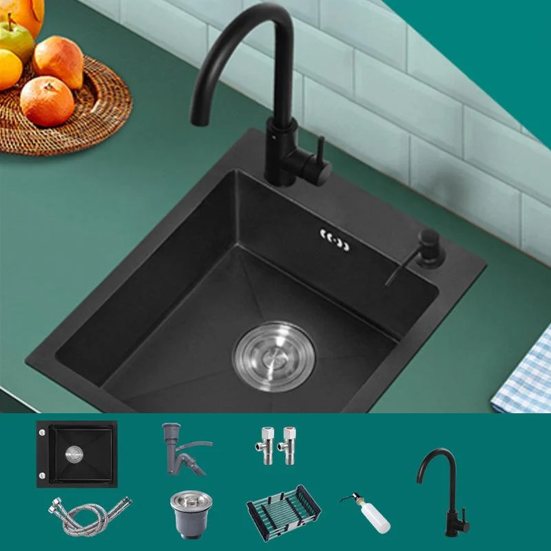 Modern Style Kitchen Sink Stainless Steel Rectangle Drop-In Kitchen Sink -Bathlova