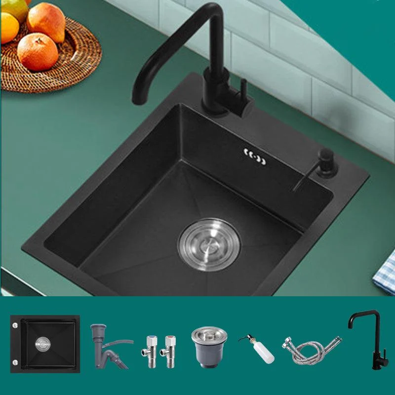 Modern Style Kitchen Sink Stainless Steel Rectangle Drop-In Kitchen Sink -Bathlova