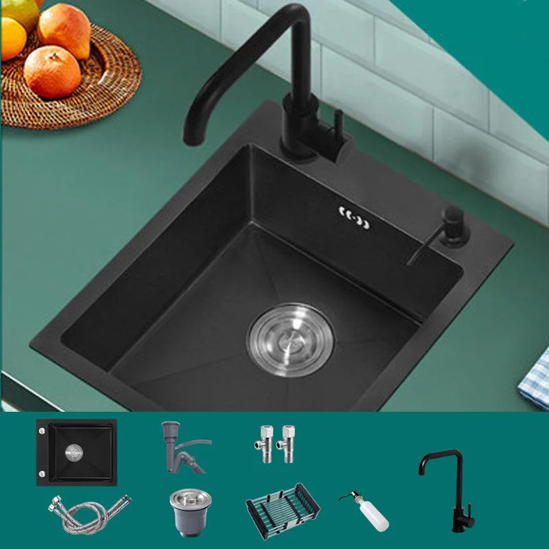 Modern Style Kitchen Sink Stainless Steel Rectangle Drop-In Kitchen Sink -Bathlova