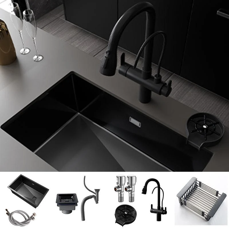 Modern Style Kitchen Sink Stainless Steel Undermount Kitchen Sink -Bathlova