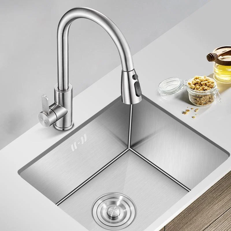 Modern Style Kitchen Sink Undermount Noise-cancelling Design Kitchen Sink -Bathlova