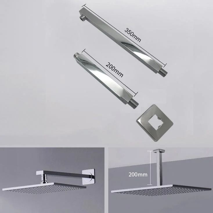 Modern Style Shower System Ceiling Mounted Spot Resist Handle Lever Shower System -Bathlova