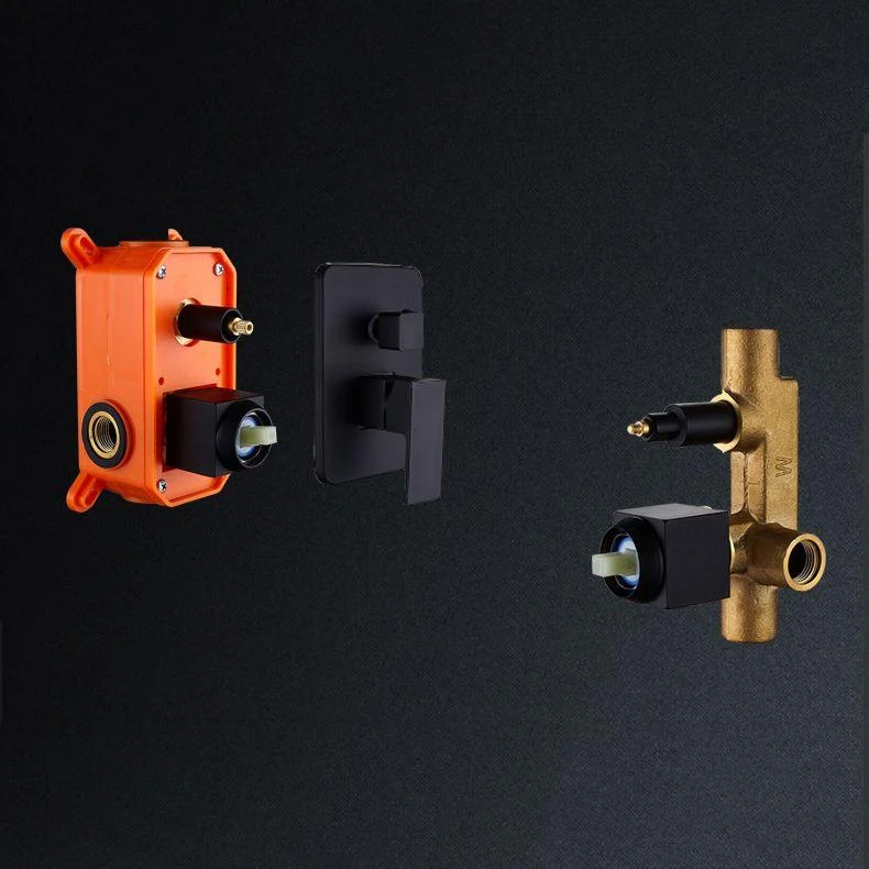 Modern Style Shower System Ceiling Mounted Spot Resist Handle Lever Shower System -Bathlova