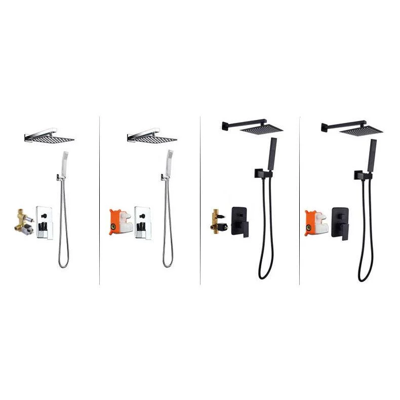 Modern Style Shower System Ceiling Mounted Spot Resist Handle Lever Shower System -Bathlova
