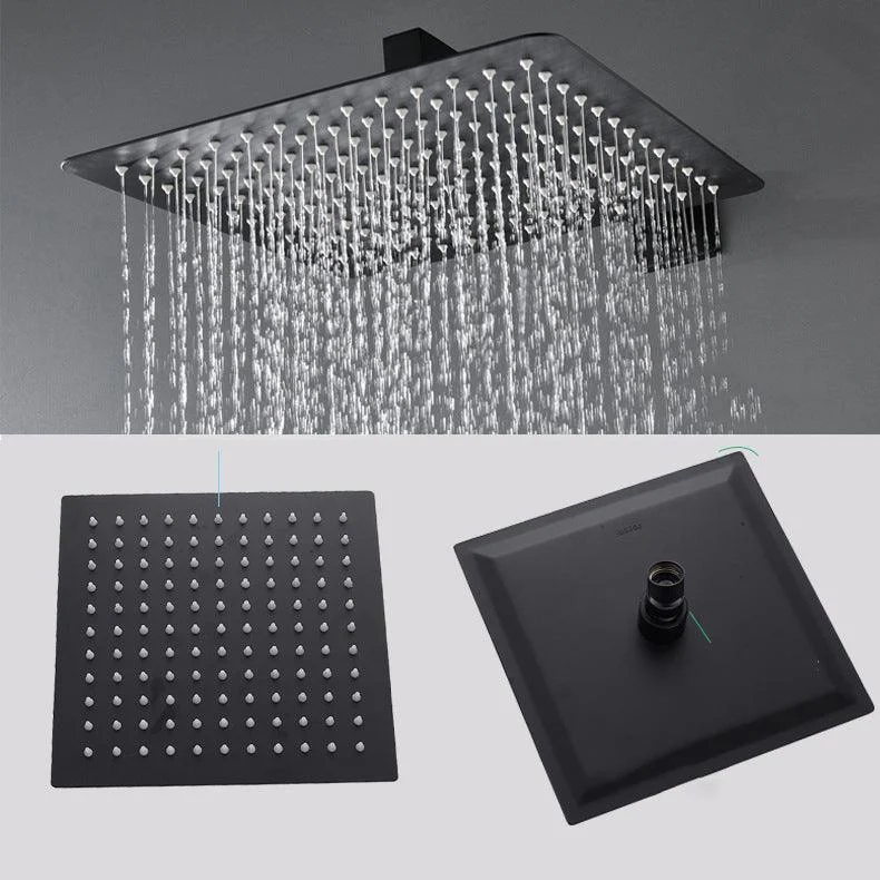 Modern Style Shower System Ceiling Mounted Spot Resist Handle Lever Shower System -Bathlova