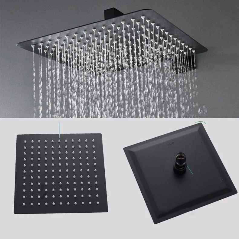 Modern Style Shower System Ceiling Mounted Spot Resist Handle Lever Shower System -Bathlova