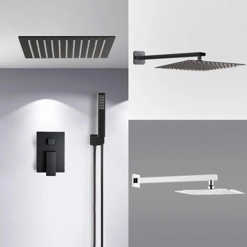 Modern Style Shower System Ceiling Mounted Spot Resist Handle Lever Shower System -Bathlova