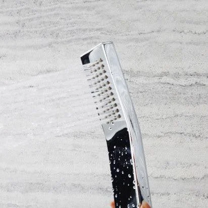 Modern Style Shower System Ceiling Mounted Spot Resist Handle Lever Shower System -Bathlova