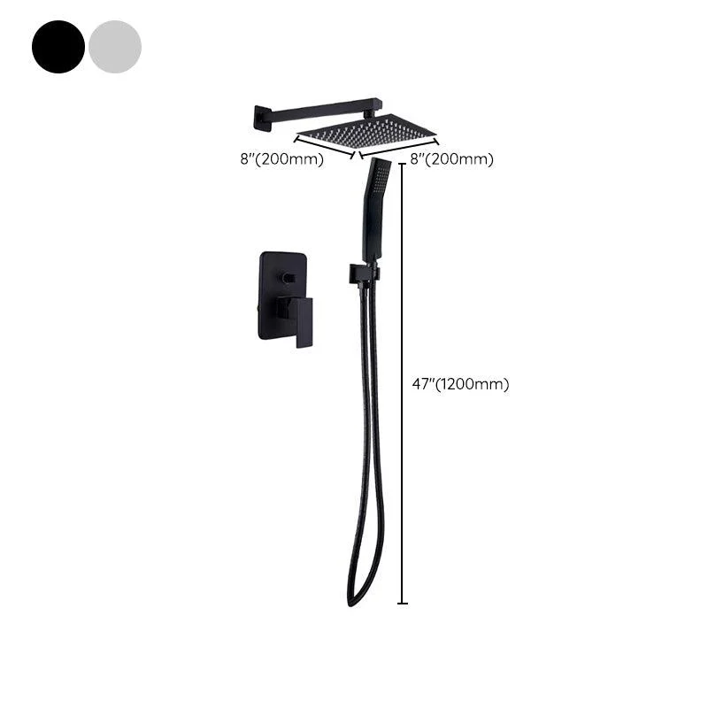 Modern Style Shower System Ceiling Mounted Spot Resist Handle Lever Shower System -Bathlova