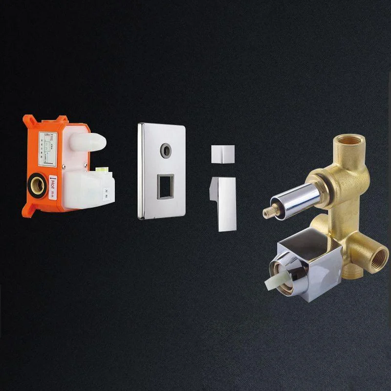 Modern Style Shower System Ceiling Mounted Spot Resist Handle Lever Shower System -Bathlova