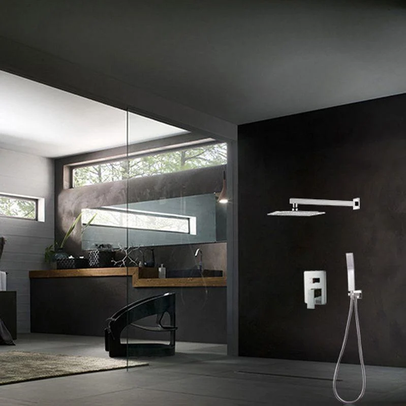 Modern Style Shower System Ceiling Mounted Spot Resist Handle Lever Shower System -Bathlova