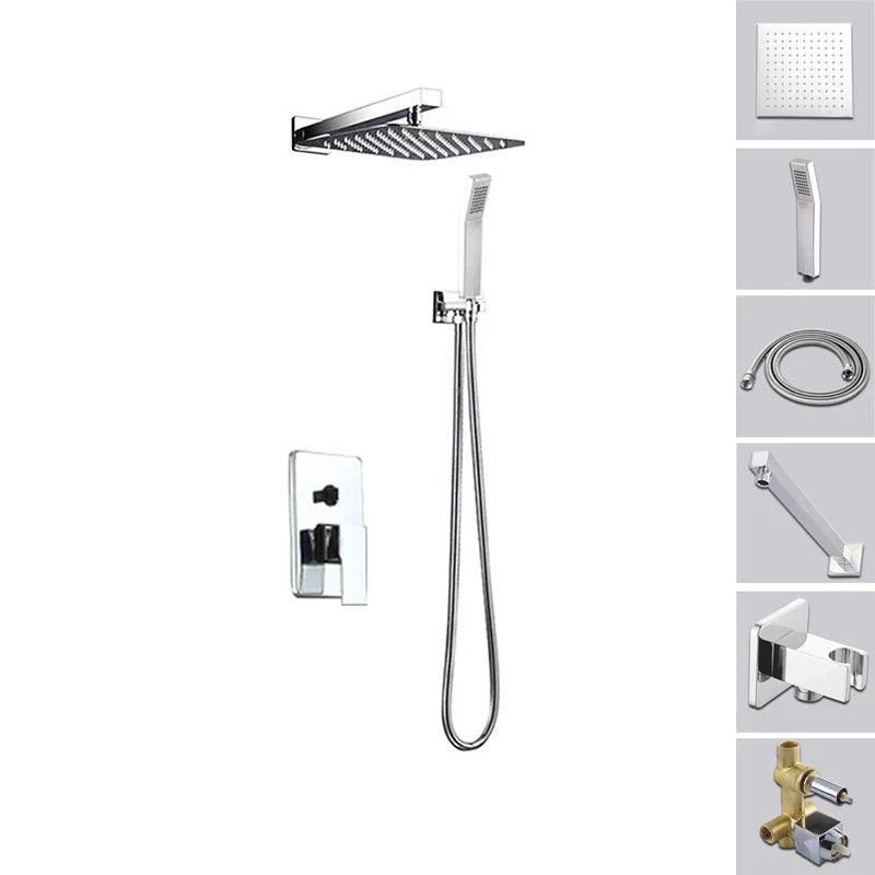 Modern Style Shower System Ceiling Mounted Spot Resist Handle Lever Shower System -Bathlova