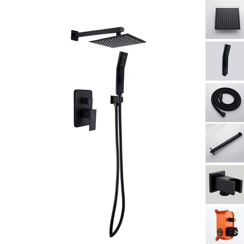 Modern Style Shower System Ceiling Mounted Spot Resist Handle Lever Shower System -Bathlova