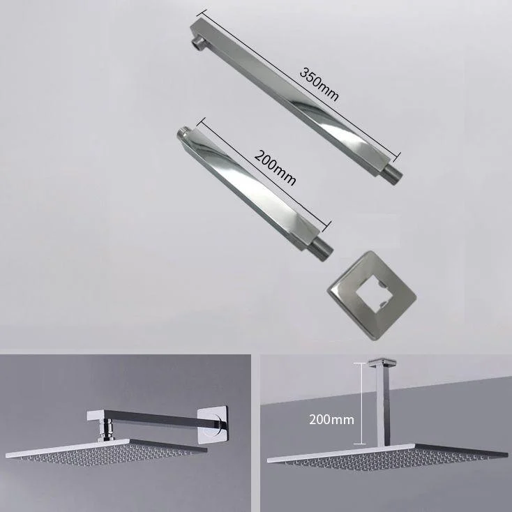 Modern Style Shower System Ceiling Mounted Spot Resist Handle Lever Shower System -Bathlova