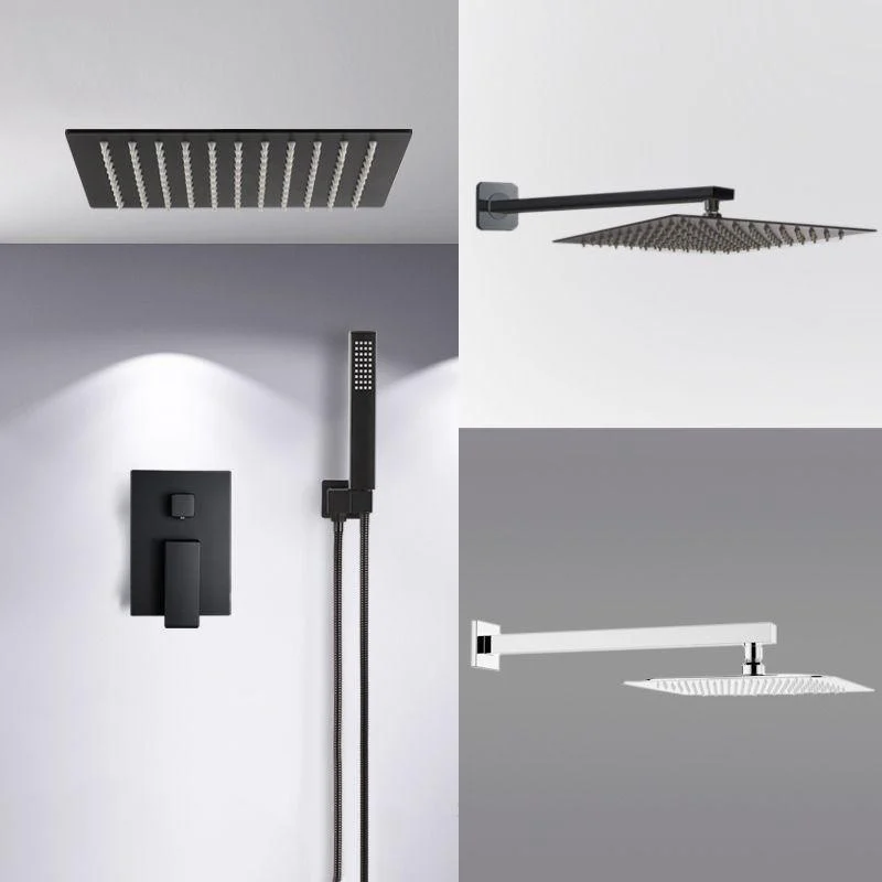 Modern Style Shower System Ceiling Mounted Spot Resist Handle Lever Shower System -Bathlova