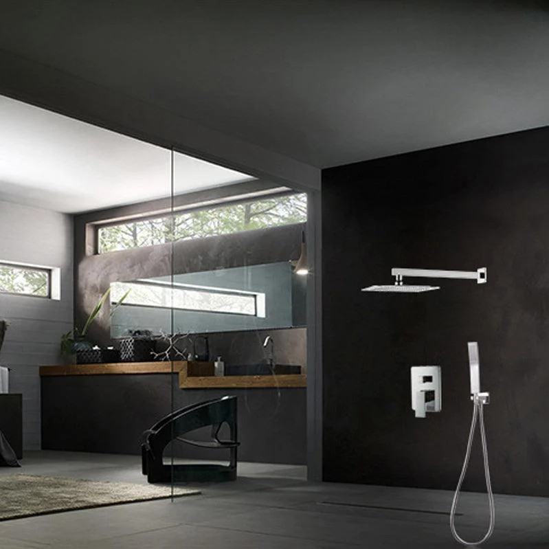 Modern Style Shower System Ceiling Mounted Spot Resist Handle Lever Shower System -Bathlova
