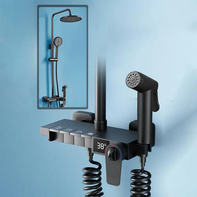 modern-style-shower-system-copper-spot-resist-rectangle-wall-mounted-shower-system-bathlova-40 Modern Style Shower System Copper Spot Resist Rectangle Wall Mounted Shower System -Bathlova